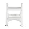 Rubbermaid FG420903WHT EZ Step 2 Step Folding Plastic Ladder Step Stool with Skid Resistant Foot Pads, White (3 Pack) view 3