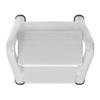 Rubbermaid FG420903WHT EZ Step 2 Step Folding Plastic Ladder Step Stool with Skid Resistant Foot Pads, White (3 Pack) view 4