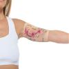 Linphelle Coverpicc - Upper Arm Cover for Picc Line, Soft Microfiber Arm Sleeve, Ideal for Picc Line, Glucose Sensor, Tattoo or Wounds, Hibiscus, Size Large view 1