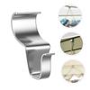 SOLUSTRE No Drill Hooks for Vinyl Siding Metal Hook Set for Outdoor Hanging Security Cameras Wreaths Garden Storage Organization view 2