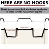 Bonuci 4 Pcs Laundry Sorter Replacement Bags Hamper Cart Removable Replacement Laundry Storage Organizer Bag Hamper Liner, No Hooks 14.76 x 8.66 x 21.65 Inch (Beige) view 2
