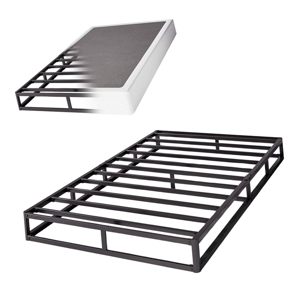 Aardhen 9 Inch High Profile Twin Box Spring Strong Metal Frame Mattress Foundation, Quiet Noise-Free,Easy Assembly, 3000lbs Max Weight Capacity