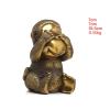 Table Desktop Decor Brass Animal Monkey Desktop Decoration Creative No Watch Monkey Crafts Chinese Zodiac Monkey, 7710.5 cm Statue Ornament view 2