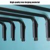 QQXX Swing Arm Window Curtain Rod, Heavy Duty Iron Drapery Rod with Finials,Movable Window Curtain Rail Display Stand for Front Door Store Kitchen Bathroom(70cm(27.6in), Black) view 4
