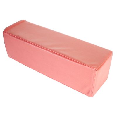 QQXX Leather Upholstery Sofa Armrest Cushion,Premium Thicken Chair Pillow Support with Removable Cover,Bed Gap Filler, Reading Rest Bedside Cushion(60x15x15cm(24x6x6in), Pink)