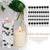 GLEAVI 400pcs Floating Faux for Vase Fillers Black White Round Decorative Beads for Centerpieces Weddings and Home Decor view 2