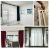 NOIRDA Double Curtain Rod with Cap Finials - 100 to 600cm - Double Drapery Curtains Track Set - Aluminum Conjoined Curtains Rail Wall Mount, White, Black, Gray(Color:B,Size:600cm/19.7ft) view 3