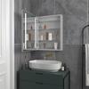 Liviza LED Bathroom Medicine Cabinet with Mirror, 20 x 26 Inch, Recessed or Surface Lighted Medicine Cabinet, Defog, Auto Memory Light Setting, 2 Outlets, Storage Shelves (Left Soft Close Hinge) view 3