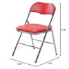 Folding Chair Upholstered Folding Chair Simple Portable Event Chair for Home Office Conference Room Office Chair Padded Dining Seat Strong and Sturdy view 3
