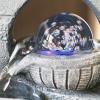 ARZARF Indoor Fountain Modern Minimalist Flowing Water Fountain Decoration Home Living Room Decoration Table Water Ball Decoration Creative Shape Meditation Fountain view 4