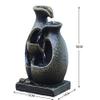 ARZARF Indoor Fountain Creative Desktop European-Style Flowing Water Fountain Decoration Living Room Screen Porch Home Decoration Meditation Fountain view 2