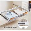 Closet Organizer Rack For Pants And Coat - Adjustable Clothing Organizer Holder, Pull Out Closet Basket, Wardrobe Storage Organizer, Telescopic Fireplace Drawer For Kitchen ( Size : 46.4*45.6*17.2cm ) view 4