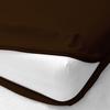 400 Thread Count Zipper Fitted Sheet 1 Piece - 14 Inch Deep Pocket - Wrinkle Free 100% Egyptian Cotton & Extra Soft Mattress Protector - Chocolate Solid, Full-XL Size. view 1