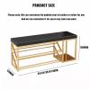 QQXX Shoe Rack Bench with Boot Storage,Modern Metal Entryway Bench Shoe Bench with Padded Seat,Premium Shoe Storage Bench for Entry Hallway Living Room(60x30x45cm(24x12x18inch), Black) view 2
