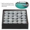 50PCS Billiard Cue Tips, Grade B Snooker Leather Heads Billiard Pool Cue Tips with Storage Box, Pool Stick Tips Pool Cue Tips Replacement Kit for Pool Cues and Snooker (12mm) view 3