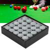 50PCS Billiard Cue Tips, Grade B Snooker Leather Heads Billiard Pool Cue Tips with Storage Box, Pool Stick Tips Pool Cue Tips Replacement Kit for Pool Cues and Snooker (12mm) view 4