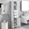 LUMISOL 68" Tall Bathroom Cabinet with Door, Freestanding Narrow Bathroom Storage Cabinet with Drawers, Slim Bathroom Floor Cabinet with Adjustable Shelves (White) view 1
