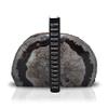 Nature's Decorations A Quality Black Agate Geode Bookends - Heavy Duty with Non-Skid Rubber Bumpers for Shelves, Office, Home Decor - Cool Crystal Stone (1 Pair 2-3 LB) view 1