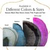 Nature's Decorations A Quality Black Agate Geode Bookends - Heavy Duty with Non-Skid Rubber Bumpers for Shelves, Office, Home Decor - Cool Crystal Stone (1 Pair 2-3 LB) view 4