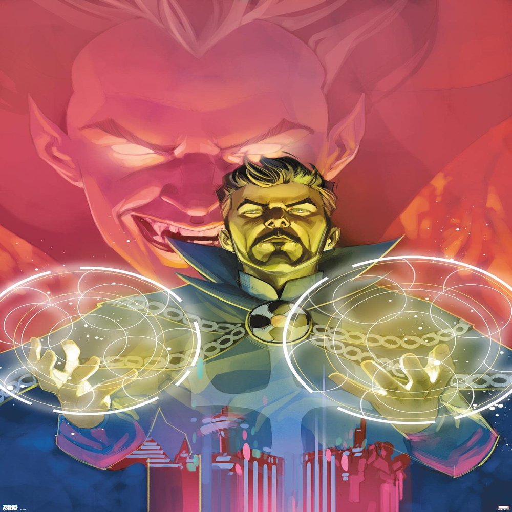 Marvel Comics Doctor Strange: Damnation #1 Wall Poster, 34L" x 22.4W", Premium Unframed Version