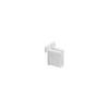 N 7016 Wire Shelf End Bracket-White, 2-Pk. - Quantity 6 view 2