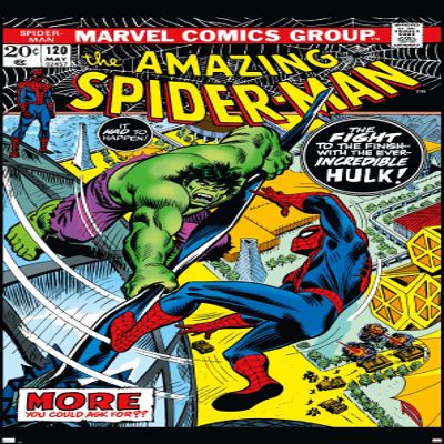 Marvel Comics Amazing Spider-Man #120 Wall Poster, 34L" x 22.4W", Premium Unframed Version
