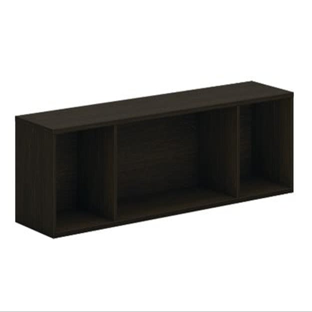 HON Mod Wall Mounted Storage | Open | 60" W | Java Oak Finish