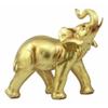 1 Pcs Auspicious Large Thai Buddha Golden Elephant With Trunk Up Statue view 1
