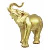 1 Pcs Auspicious Large Thai Buddha Golden Elephant With Trunk Up Statue view 2