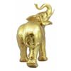 1 Pcs Auspicious Large Thai Buddha Golden Elephant With Trunk Up Statue view 3