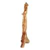 1 Pcs Large Rustic Faux Wood Wildlife Scene Howling Wolf Pack Figurine 12.5" H view 2