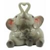 1 Pcs Loving Hugs Elephant Couple Figurine With Heart Shaped Trunks Anniversary Decor view 1