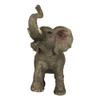 1 Pcs Wildlife Adorable Male Tusked Elephant Trumpeting Collectible Figurine view 2