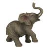1 Pcs Wildlife Adorable Male Tusked Elephant Trumpeting Collectible Figurine view 3