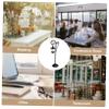 Hohopeti 4Pcs Creative Metal Photo Holders Decorative Memo Clips for Weddings Birthday Parties and Shops Unique Name Card Clamps for Notes and Pictures Display view 2