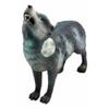 1 Pcs Full Moon Wolf Pack Native Tribal Howling Wolf Totem Spirit Figurine 6.25" L view 4