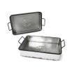 Set of 2 Farmhouse Nesting Metal Trays view 1