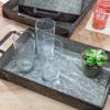 Set of 3 Rustic Decorative Metal Trays view 4