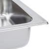 TrueCraftware- 22" x 14" x 4-1/2" Full Size Dripless Water Pan Stainless Steel - Hold Water For Steam Table Chafing Dish Equipment For Food Warmer Steam Table Pans Water Pan For Food Pan view 4