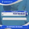 2000 Disposable Bib Holders - Light Flexible Neck Holder Straps for Dental Bib, Drapes, Covers - Paper Napkin Holder with Easy-to-Peel Self-Adhesive Ends - Adjustable Size, White (8 Boxes of 250) view 4