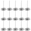 Hemoton 20pcs Stainless Steel Mesh Tea Infusers Tea Pot Spout Strainers Kitchen Gadgets Without Dregs view 1