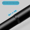 Aluminum Curtain Rod, Retractable Ceiling Curtain Track, Silent Chute, Room Divider Curtain Rod, Curtain Track System, White/black, With 20 Curtain Rings ( Color : White , Size : 1.1-1.6m ) view 3