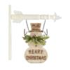 K&K Interiors Merry Christmas Double-Sided Snowman Arrow Replacement, 13-inch HeightResin view 1