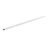 Hecis Double Layer Adjustable Crossbar and Hangers for Pipe and Drape Kit, 8-10ft Width Silvery Aluminum Backdrop Stand view 3