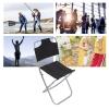 Walfront Folding Chair, Portable Fishing Chair Breathable Fabric Portable Small Backrest Fishing Chair for Camping Barbecue Backpacking view 3