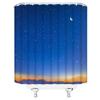 ABONAN Night Starry Sky Shower Curtain (No Glitter) Stars Fantasy Galaxy Universe Black Cosmic Fabric Bathroom Curtains Decor Set with Hook(67" Wx70 H) view 3