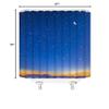 ABONAN Night Starry Sky Shower Curtain (No Glitter) Stars Fantasy Galaxy Universe Black Cosmic Fabric Bathroom Curtains Decor Set with Hook(67" Wx70 H) view 4
