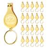 20pcs Personalized 4 in 1 Multi Function Bottle Opener, Gold Nail Clipper, Wedding Favors Brewery, Private Customized, Multitool Gifts for Men view 1