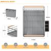 BRIAN & DANY Dish Drying Rack, Dish Racks for Kitchen Counter, Stainless Steel Dish Drainer with Removable Cutlery Holder & Drainboard, Grey view 2