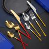 Christmas Flatware Sets with Unique Pattern Design, Silverware Set for 16 , 64-Piece Stainless Steel Kitchen Utensil Set , Tableware Cutlery Set for Home and Restaurant Wedding Gifts view 4